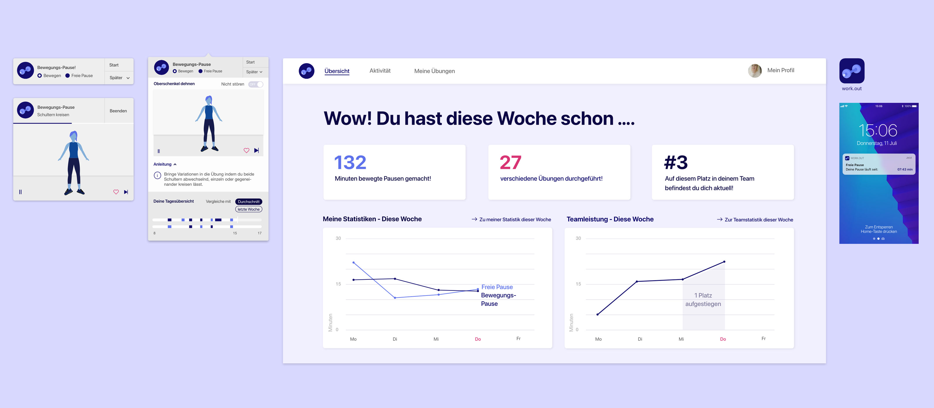 work.out UI components