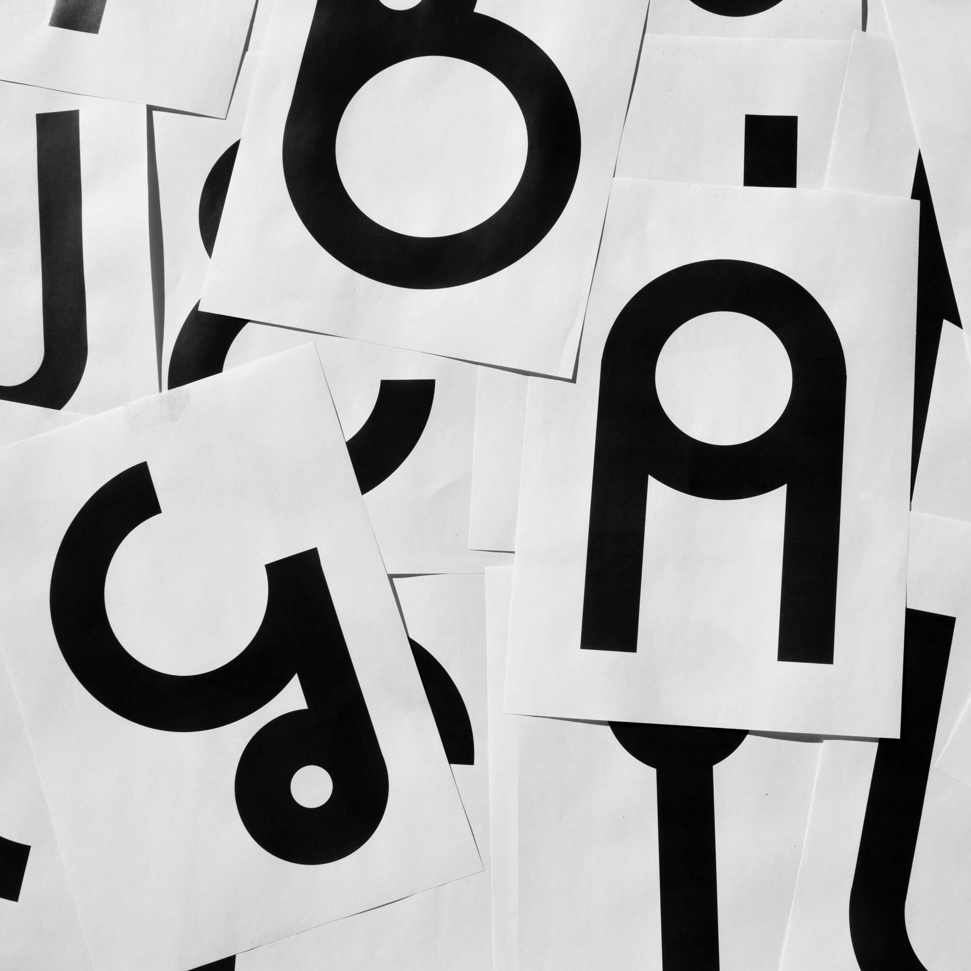 font glyphs